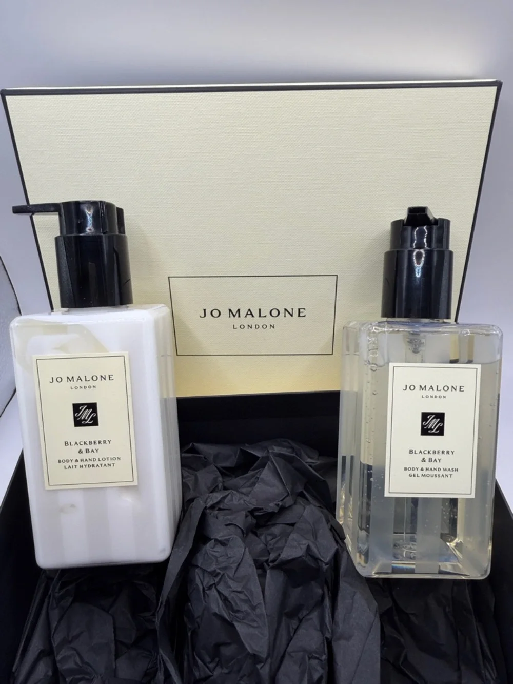 Jo Malone, BlackBerry & Bay Wash & Lotion Gift Set, NEW!!